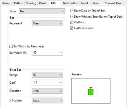 Help Online Origin Help The Plot Details Box Tab
