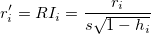 r_i^{\prime }=RI_i=\frac{r_i}{s\sqrt{1-h_i}} r_i^{\prime }=RI_i=\frac{r_i}{s\sqrt{1-h_i}}