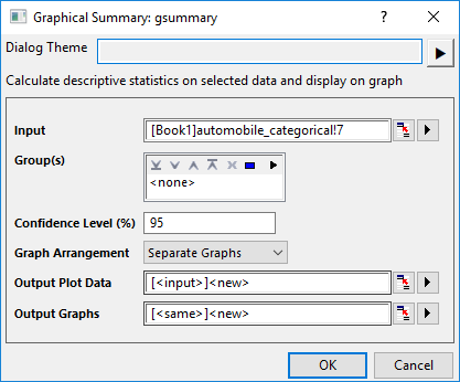 Help Online - Origin Help - Graphical Summary