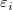 \varepsilon_i \varepsilon_i