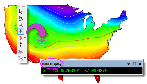 Help Online - Origin Help - Reading Coordinate Values in the Graph