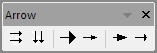 Help Online - Origin Help - The Arrow Toolbar