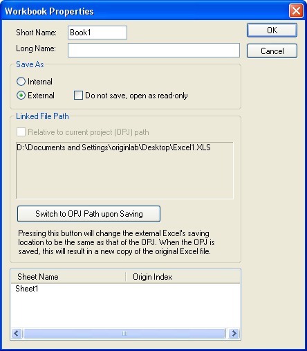 Help Online Origin Help The Workbook Properties Dialog Box Help Online Origin Help The Workbook Properties Dialog Box