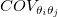 COV_{\theta_i \theta_j} COV_{\theta_i \theta_j}