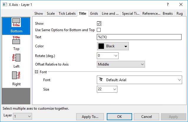 Help Online - Origin Help - The Title Tab