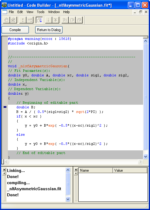 Help Online Origin Help User Defined Fitting Functions Help Online Origin Help User Defined Fitting Functions