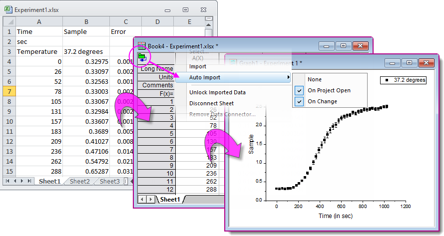 Importing Data from Excel