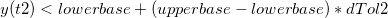 y(t2) < lowerbase + (upperbase-lowerbase)*dTol2\,