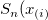 S_n(x_{(i)} S_n(x_{(i)}