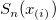 S_n(x_{(i)}) S_n(x_{(i)})