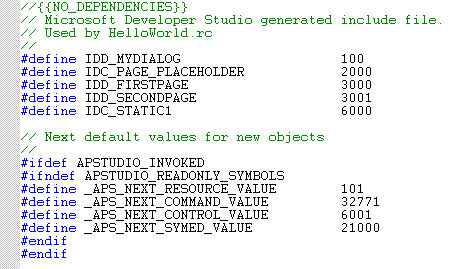 Defining (or Re-defining) Resource IDs in the Symbol Include Header File image118.gif