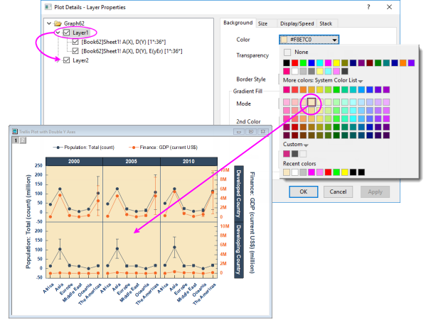 Help Online - User Guide - Customizing Graphs