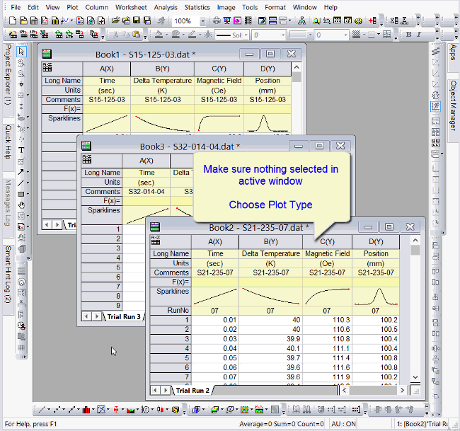 Help Online - Quick Help - FAQ-209 How do I plot multiple columns from ...