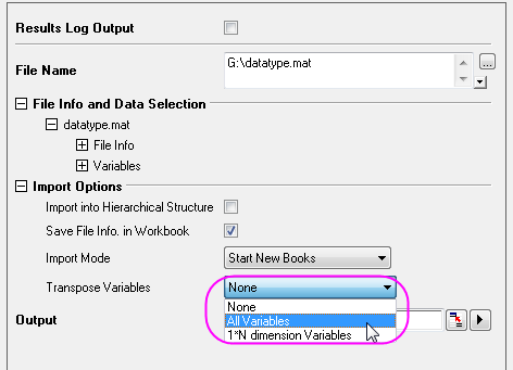 Help Online - Quick Help - FAQ-438 How can I transpose variable when ...
