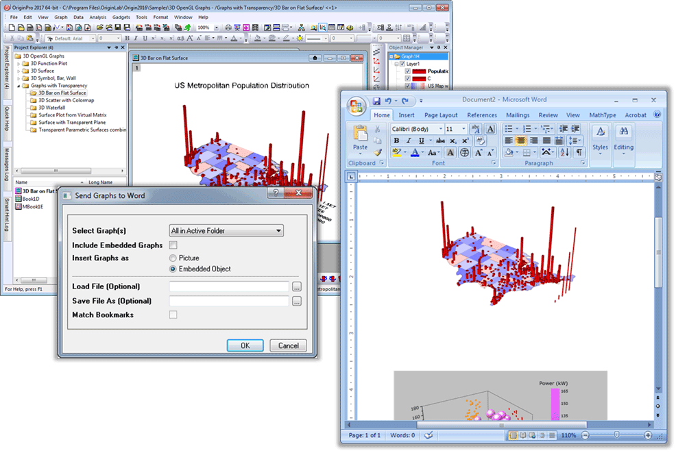 Send Graphs to Word