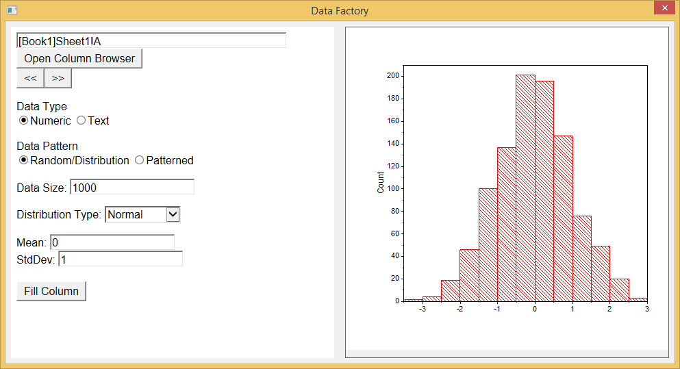 Data Factory - File Exchange - OriginLab