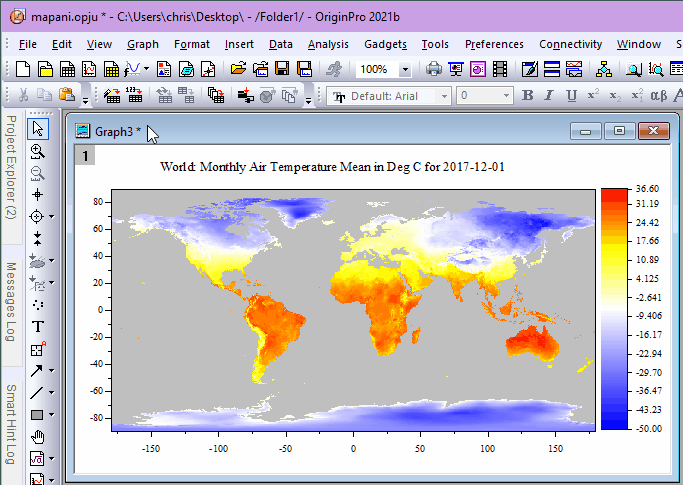 Script Origin Map/chart Origin 2021b Feature Highlights